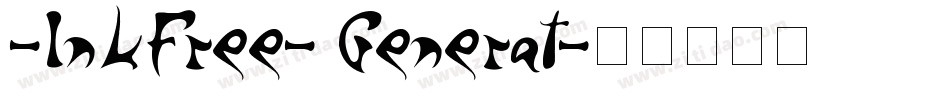 -InkFree- Generat字体转换